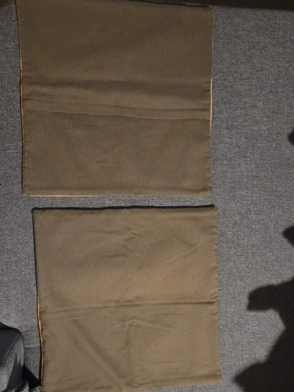 Pair of 20x20 pillow covers
